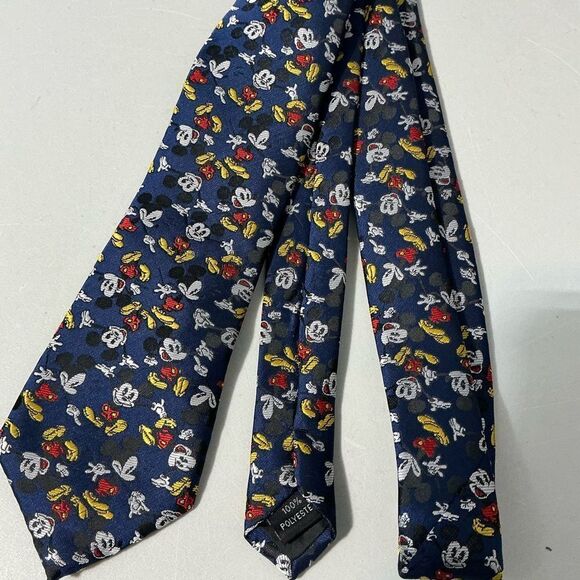 Disney Mickey Mouse navy necktie - Picture 1 of 5